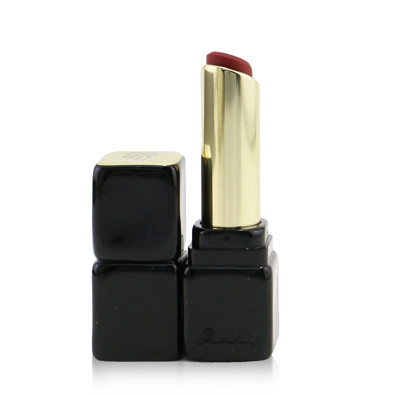 Guerlain Kisskiss Tender Matte Lipstick - # 999 Eternal Red  2.8g/0.09oz - Olabens