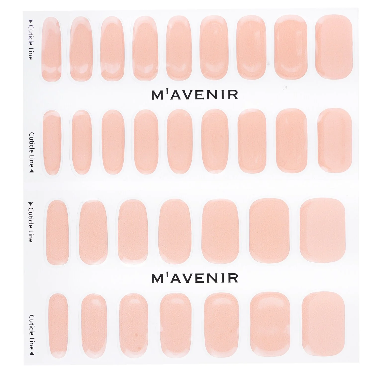 Mavenir Nail Sticker (Orange) - # Spring Coral Nail  32pcs - Olabens