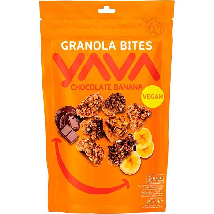 Yava Granola Bites Chocolate Banana 125g - Olabens