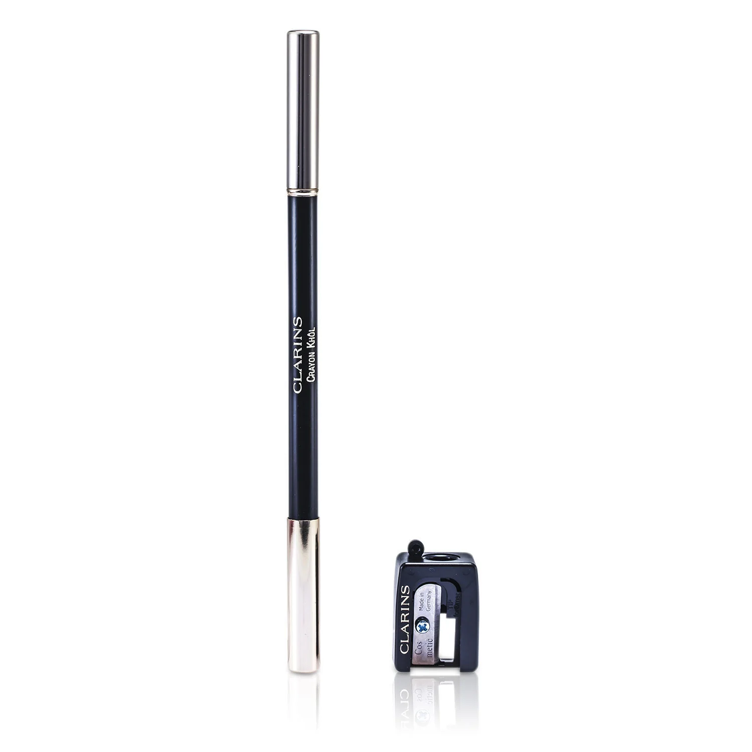 Clarins Long Lasting Eye Pencil with Brush - # 01 Carbon Black (With Sharpener)  1.05g/0.037oz - Olabens