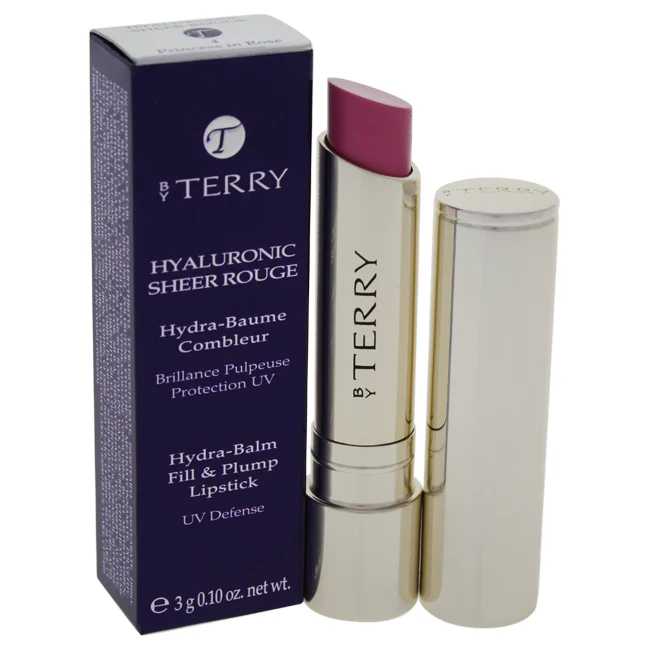 By Terry Hyaluronic Sheer Rouge Hydra-Balm Fill & Plump Lipstick - # 4 Princess In Rose by By Terry for Women - 0.1 oz Lipstick - Olabens