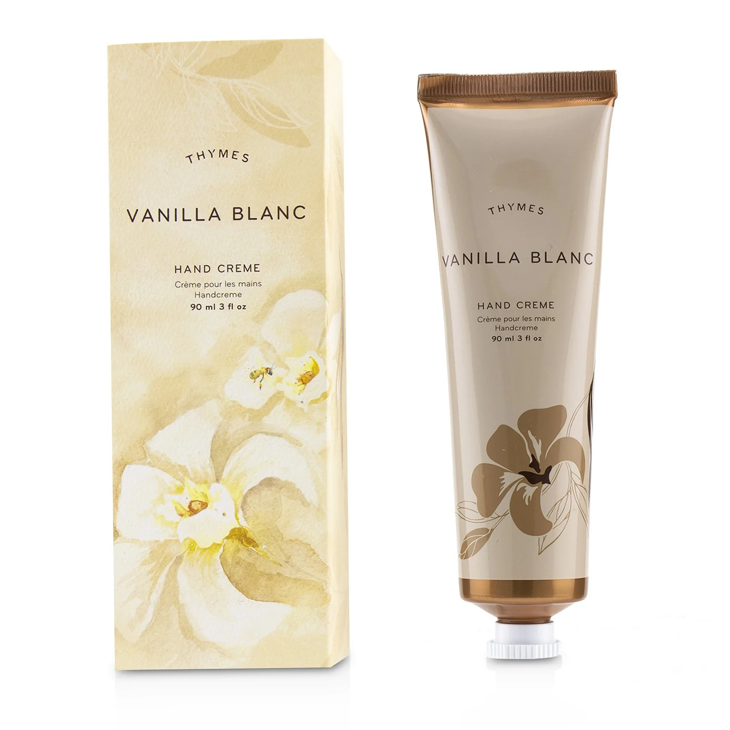 Thymes Vanilla Blanc Hand Cream (Unboxed)  90ml/3oz - Olabens