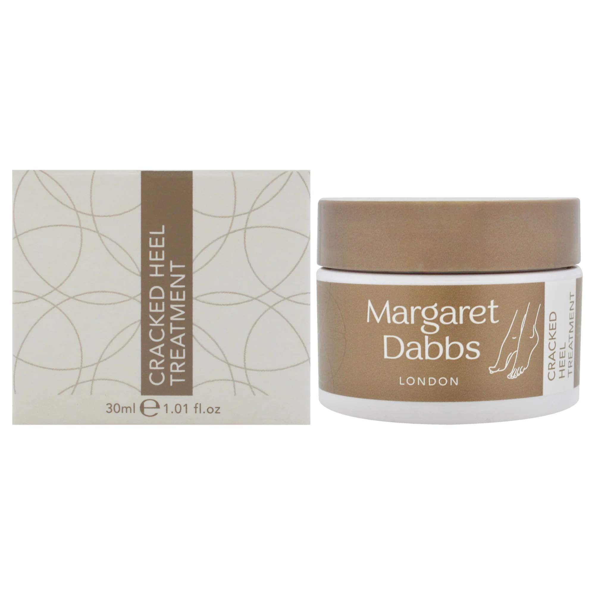 Margaret Dabbs Pure Cracked Heel Treatment Balm by Margaret Dabbs for Unisex - 1.01 oz Balm - Olabens