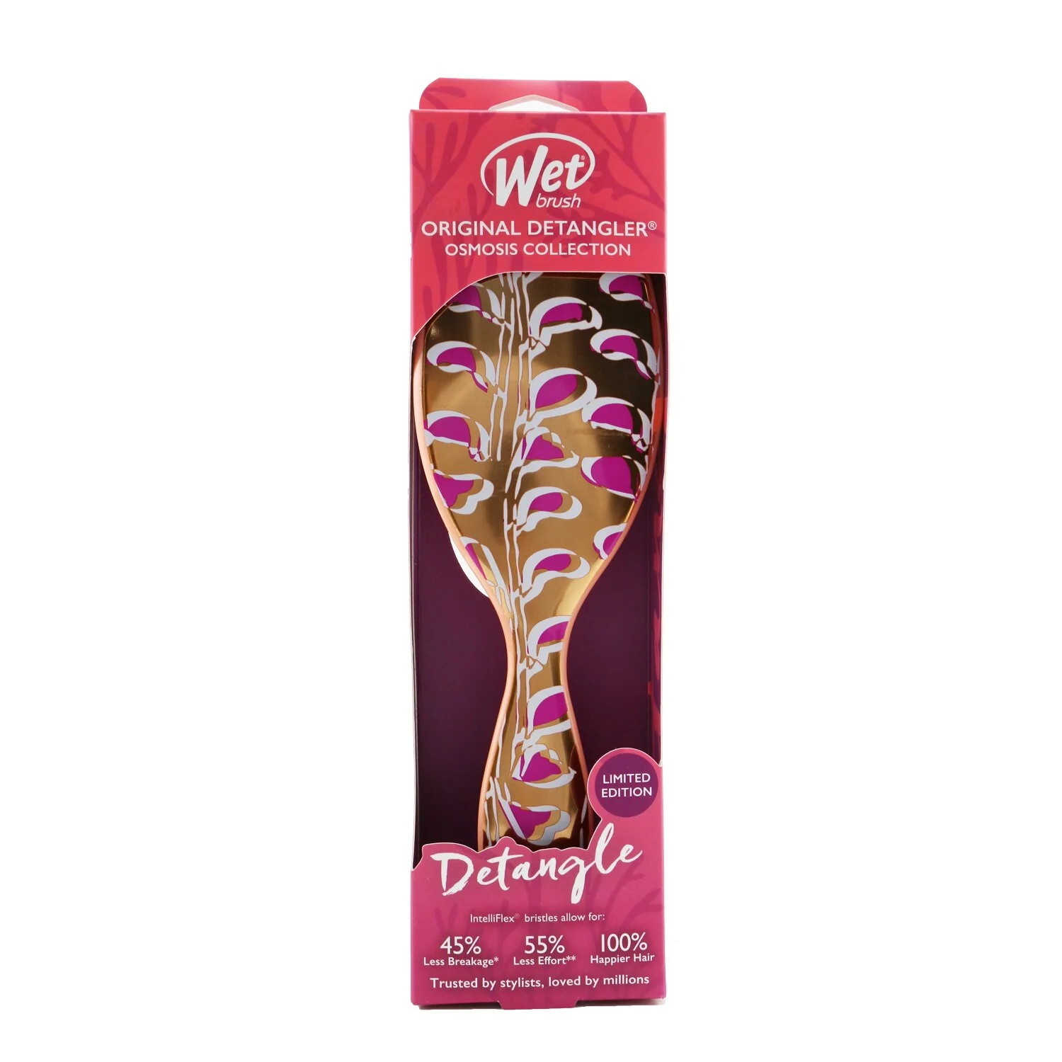 Wet Brush Original Detangler Osmosis Collection - # Shimmering Seaweed (Limited Edition)  1pc - Olabens