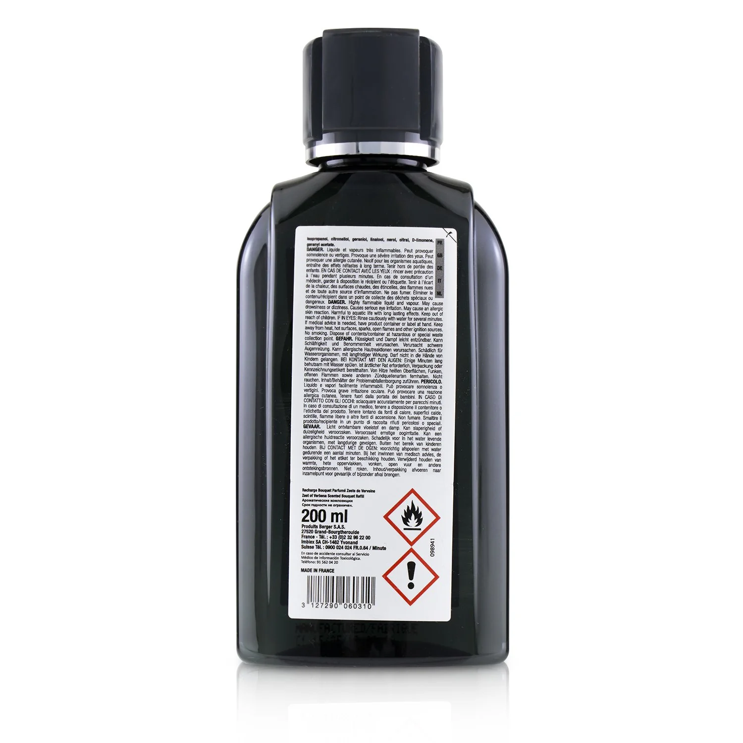 Lampe Berger (Maison Berger Paris) Bouquet Refill - Zest Of Verbena  400ml - Olabens