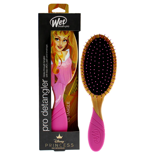Wet Brush Pro Detangler Disney Stylized Princess Brush - Aurora by Wet Brush for Unisex - 1 Pc Hair Brush - Olabens