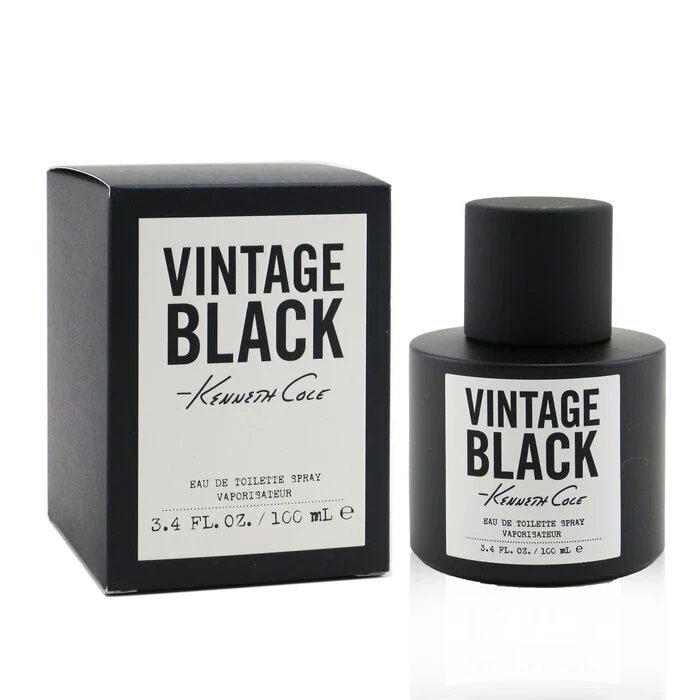 Kenneth Cole Vintage Black Eau De Toilette Spray 100ml/3.3oz - Olabens