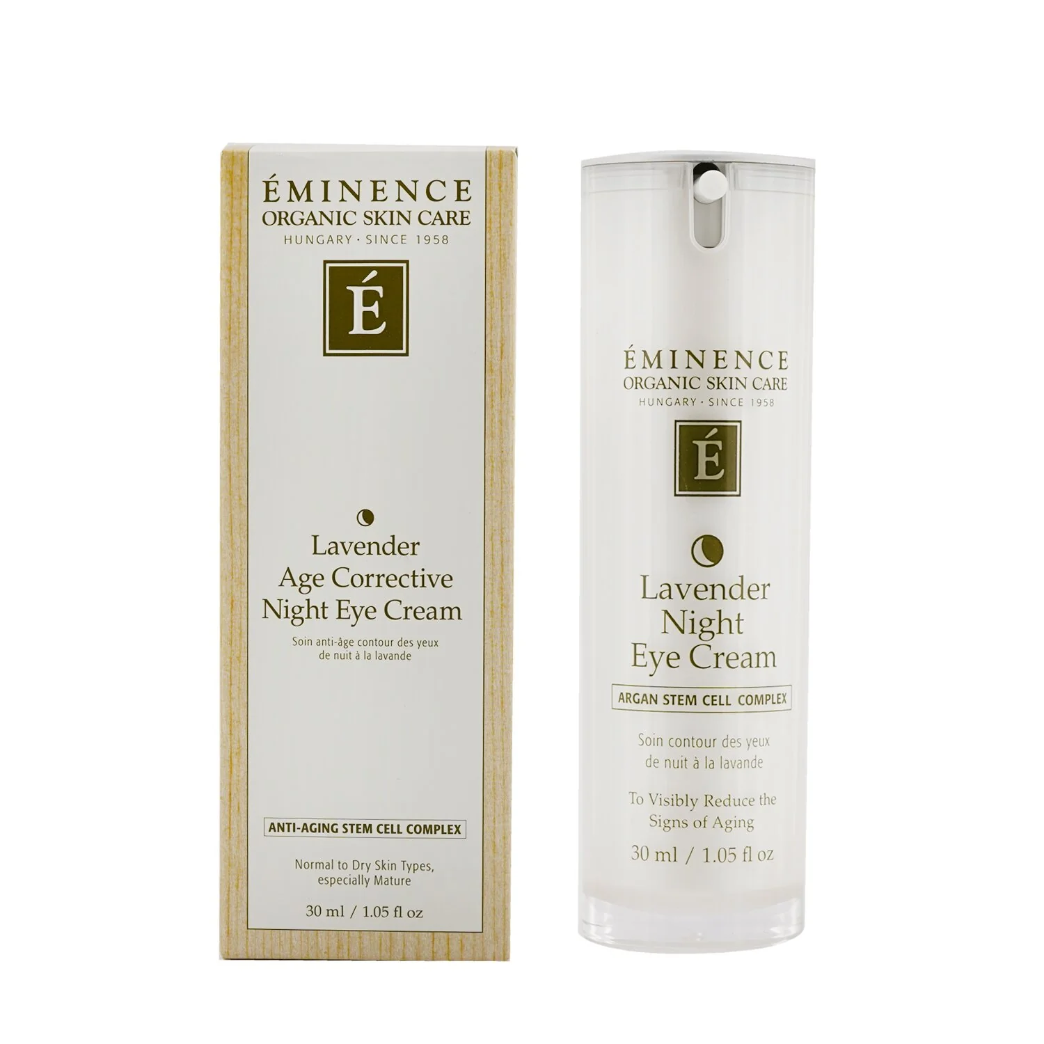 Eminence Lavender Age Corrective Night Eye Cream - For Normal to Dry Skin, especially Mature  30ml/1.05oz - Olabens