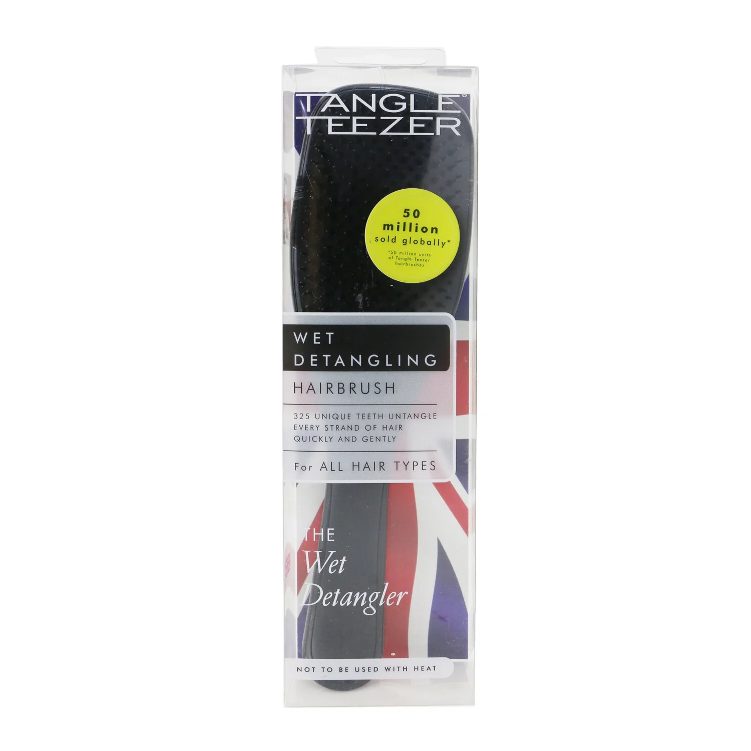 Tangle Teezer The Wet Detangling Hair Brush - # Black  1pc - Olabens