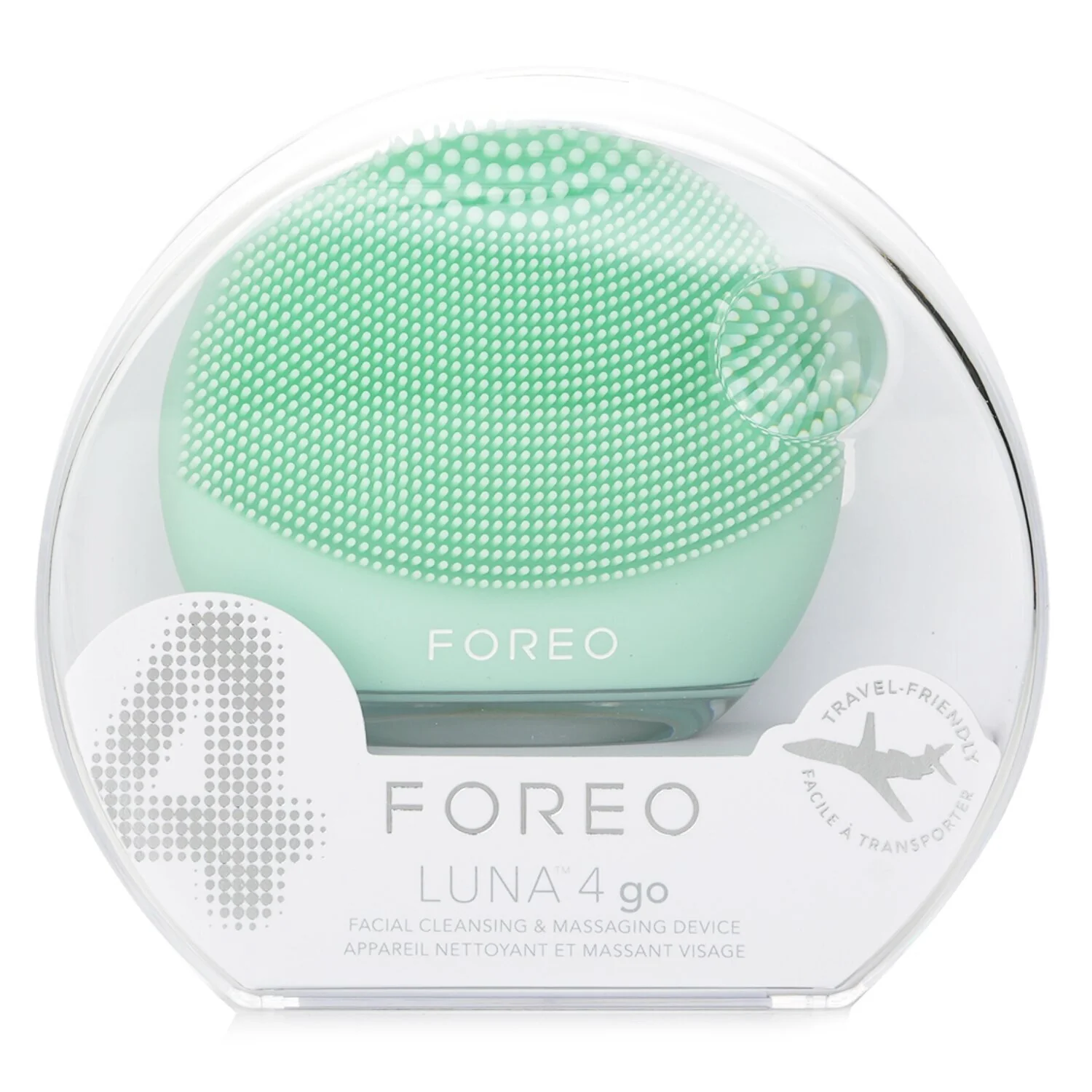FOREO Luna 4 Go Facial Cleansing & Massaging Device - # Pistachio  1pcs - Olabens