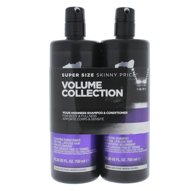 TIGI Catwalk Your Highness Kit by TIGI for Unisex - 2 Pc Kit 25.36 oz Shampoo, 25.36 oz Conditioner - Olabens