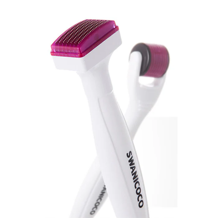 Swanicoco Beauty Coco Stamp & Roller - Micro Exfoliation Tool Kit 2 pc - Olabens