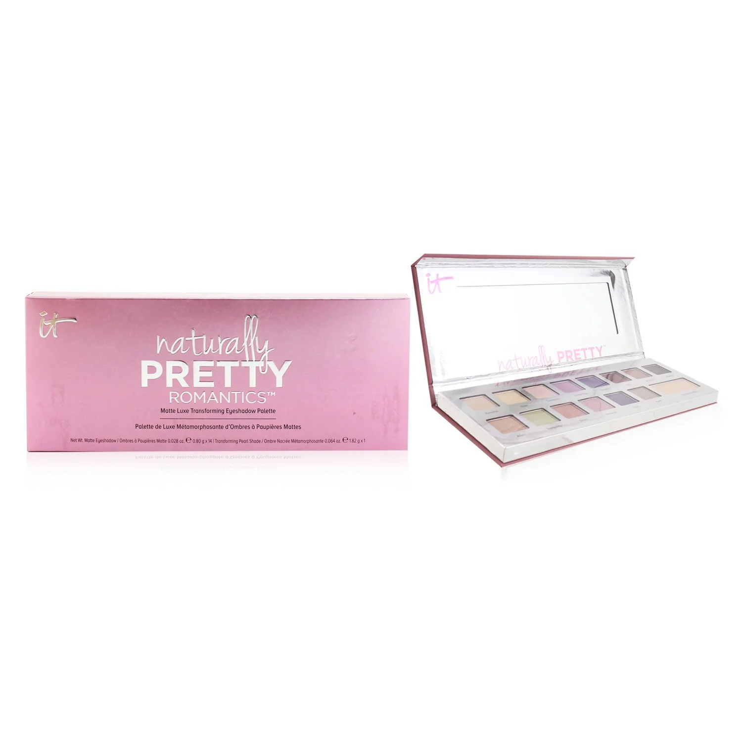 IT Cosmetics Naturally Pretty Romantics Matte Luxe Transforming Eyeshadow Palette  13.02g/0.456oz - Olabens
