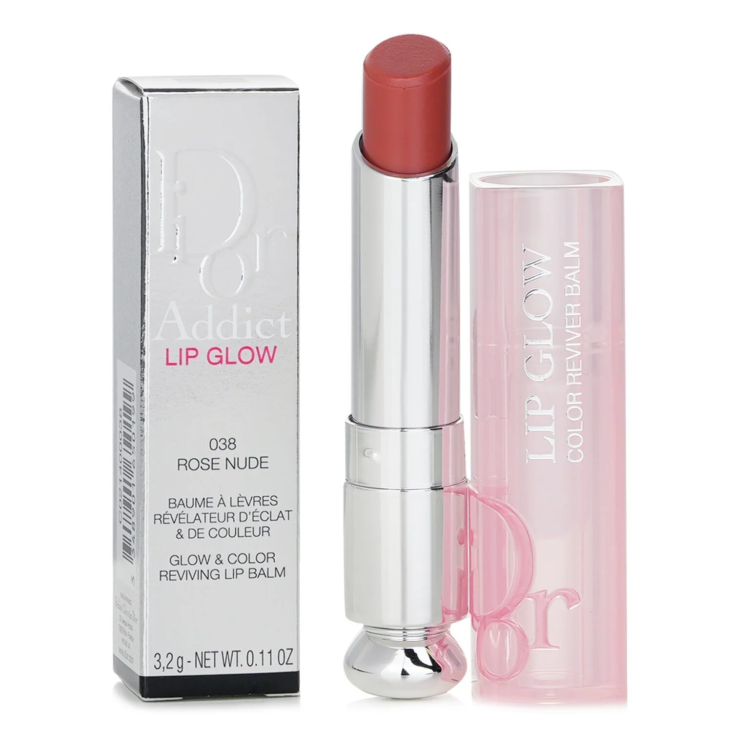 Christian Dior Addict Lip Glow - # 038 Soft Nude  3.2g - Olabens