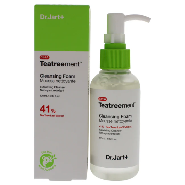 Ctrl-A Teatreement Cleansing Foam by Dr. Jart+ for Unisex - 4.05 oz Cleanser - Olabens