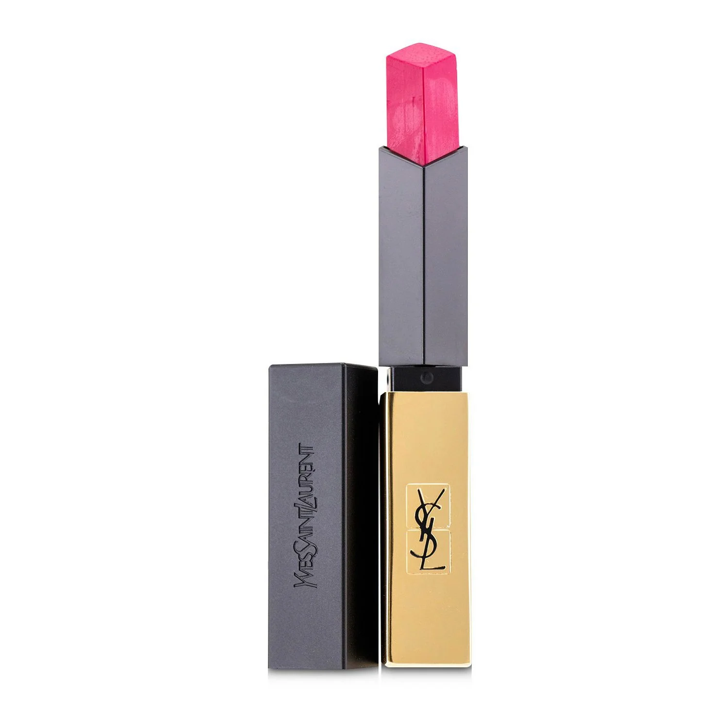 Yves Saint Laurent Rouge Pur Couture The Slim Leather Matte Lipstick - # 8 Contrary Fuchsia  2.2g/0.08oz - Olabens