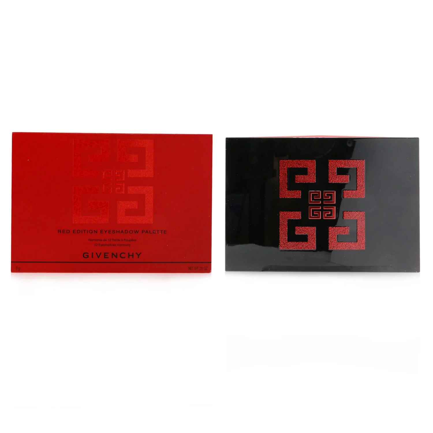 Givenchy Red Edition Eyeshadow Palette (12x Eyeshadow + 1x Dual-Ended Brush)  9g/0.31oz - Olabens