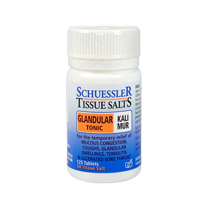 Martin & Pleasance Schuessler Tissue Salts Kali Mur (Glandular Tonic) 125t - Olabens