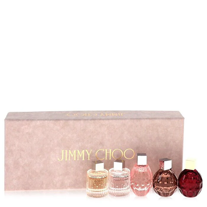 Jimmy Choo Woman Mini Set 5x 4.5ml (jimmy Choo Eau De Parfum & Illicit Flower Eau De Toilette & L'eau Eau De Toilette & Ilicit Eau De Parfum & Fever Eau De Parfum) - Olabens