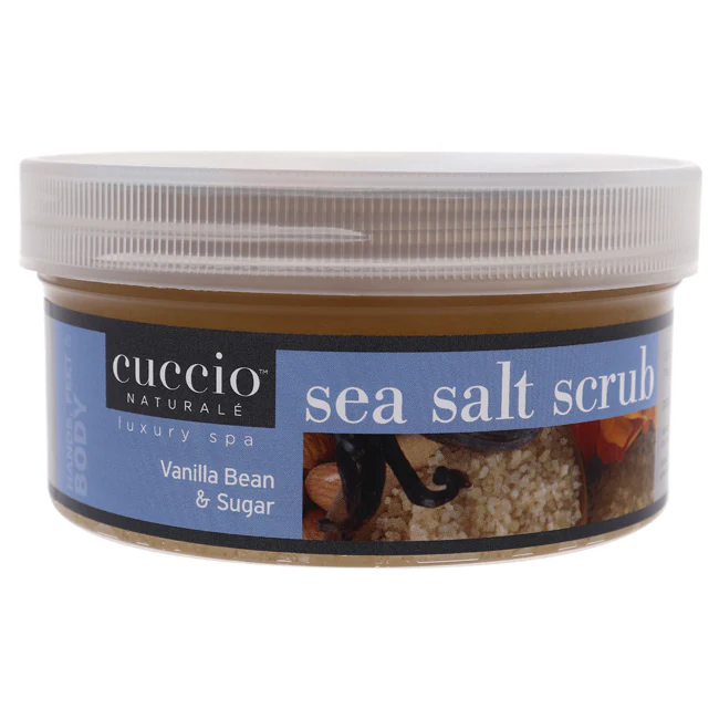 Cuccio Sea Salt Scrub - Vanilla Bean and Sugar by Cuccio for Women - 19.5 oz Scrub - Olabens