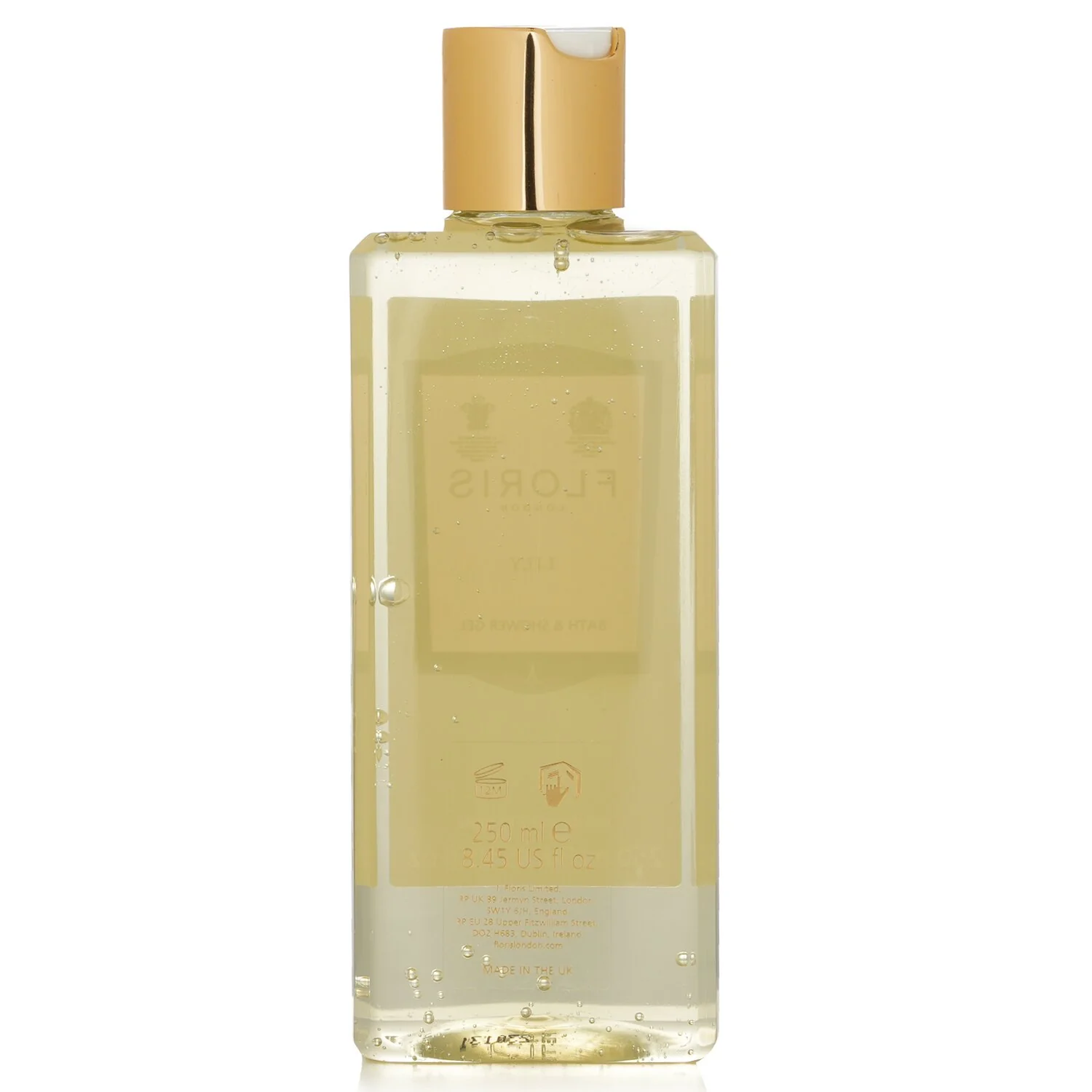 Floris Lily Bath & Shower Gel  250ml/8.45oz - Olabens