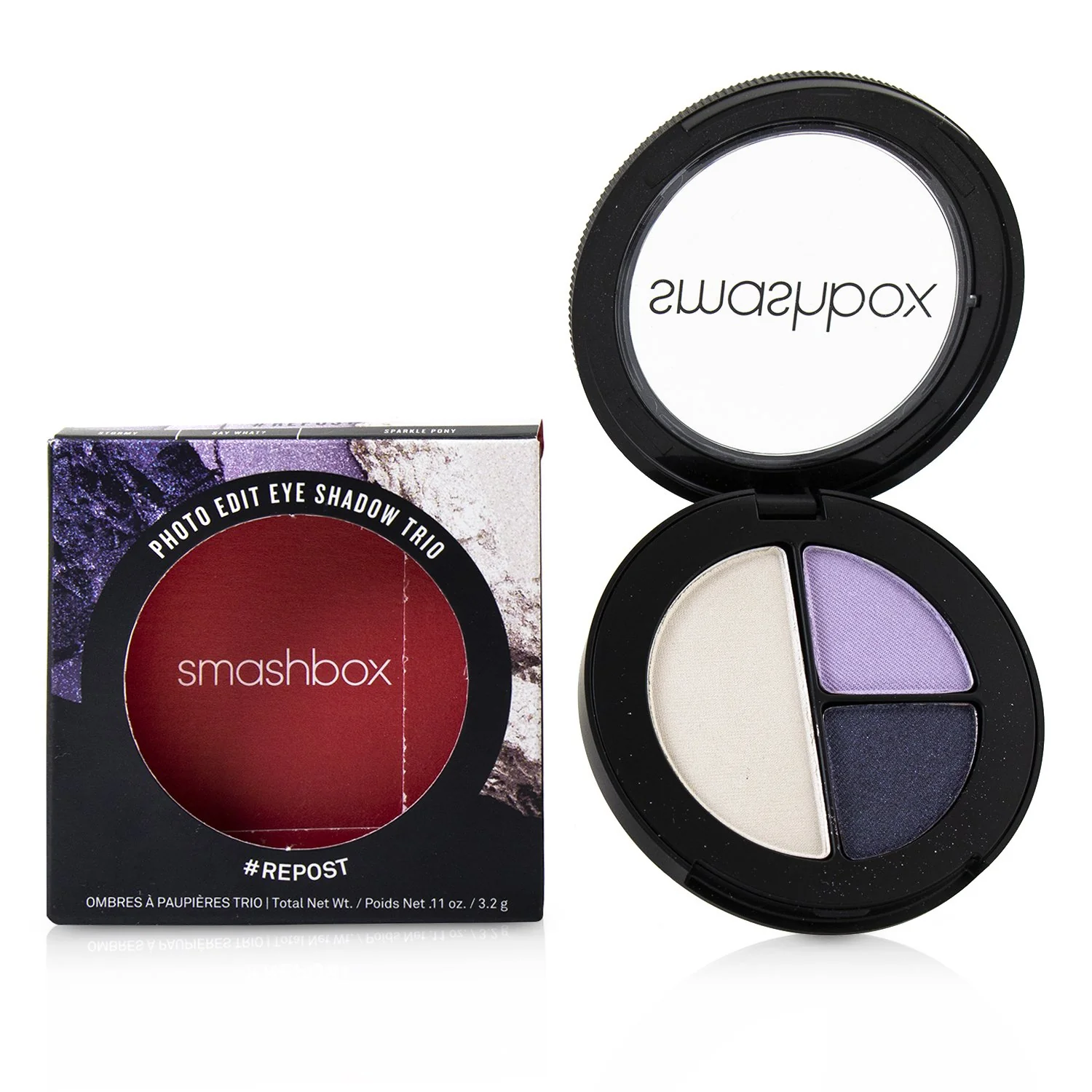 Smashbox Photo Edit Eye Shadow Trio - # Punked (Blackout, Punked, Rock Icon)  3.2g/0.11oz - Olabens