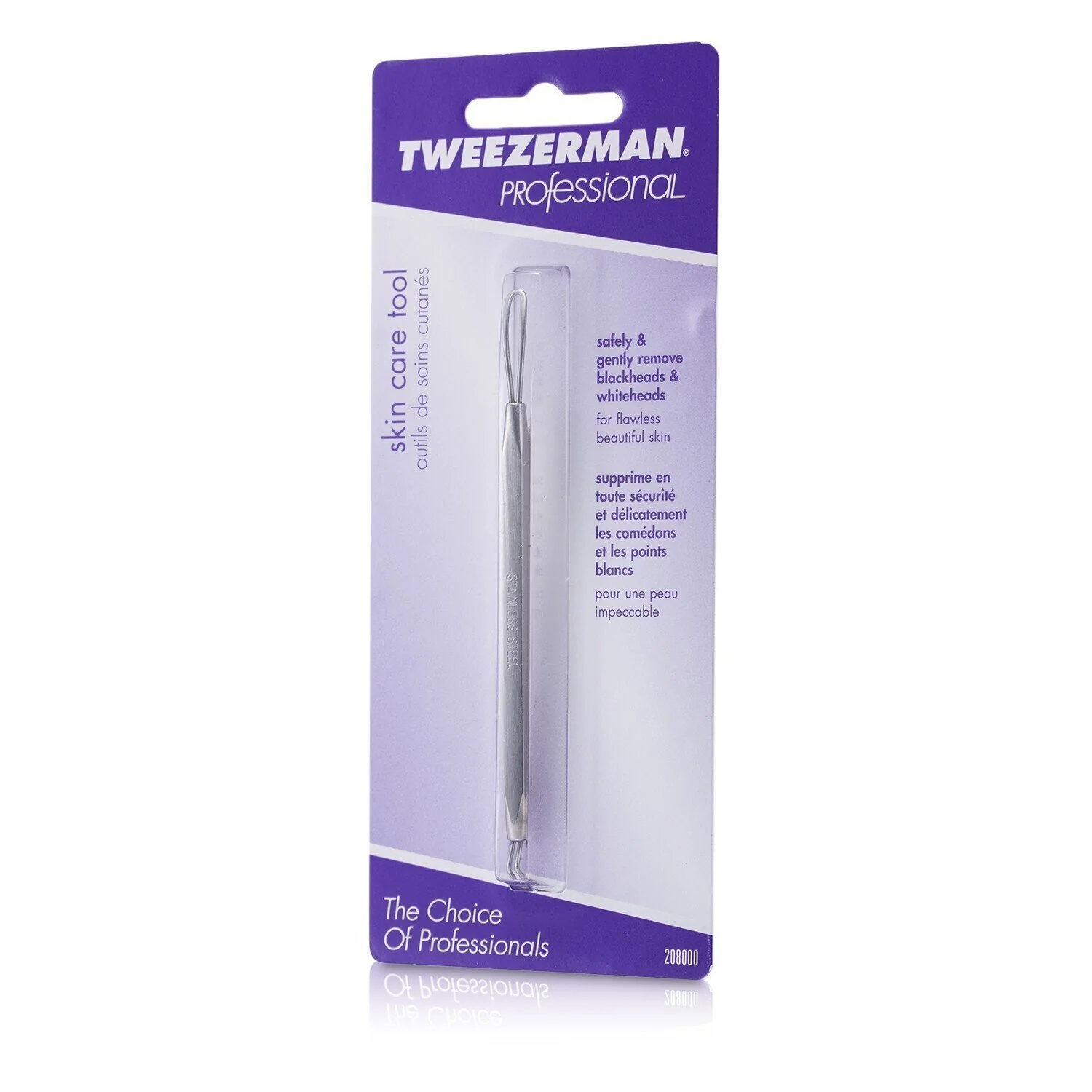 Tweezerman Professional Skin Care Tool Stainless Steel - Loops On Both Ends - Olabens