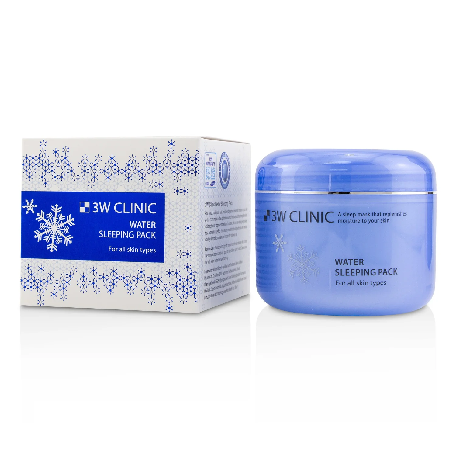 3W Clinic Water Sleeping Pack  100ml/3.3oz - Olabens