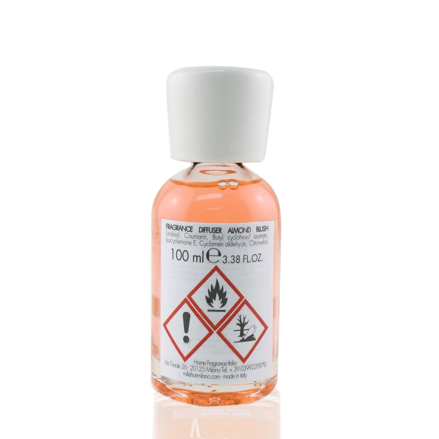 Millefiori Natural Fragrance Diffuser - Mediterranean Bergamot  250ml/8.45oz - Olabens