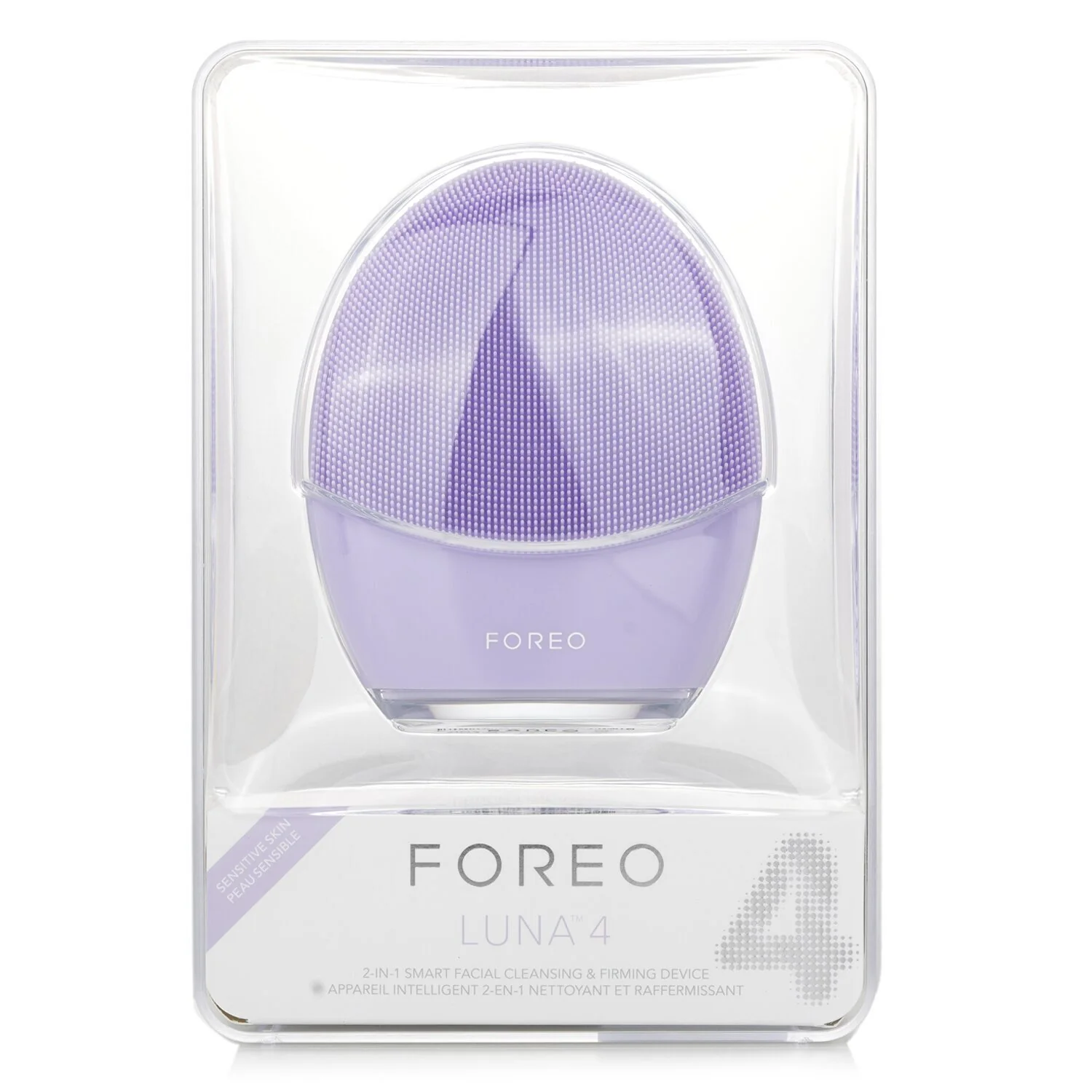 FOREO Luna 4 2-In-1 Smart Facial Cleansing & Firming Device (Sensitive Skin)  1pcs - Olabens