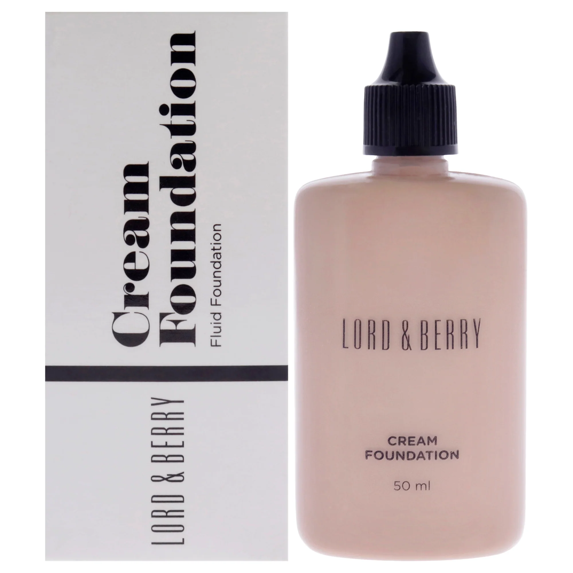 Lord and Berry Cream Fluid Foundation - 8624 Sand by Lord and Berry for Women - 1.69 oz Foundation - Olabens