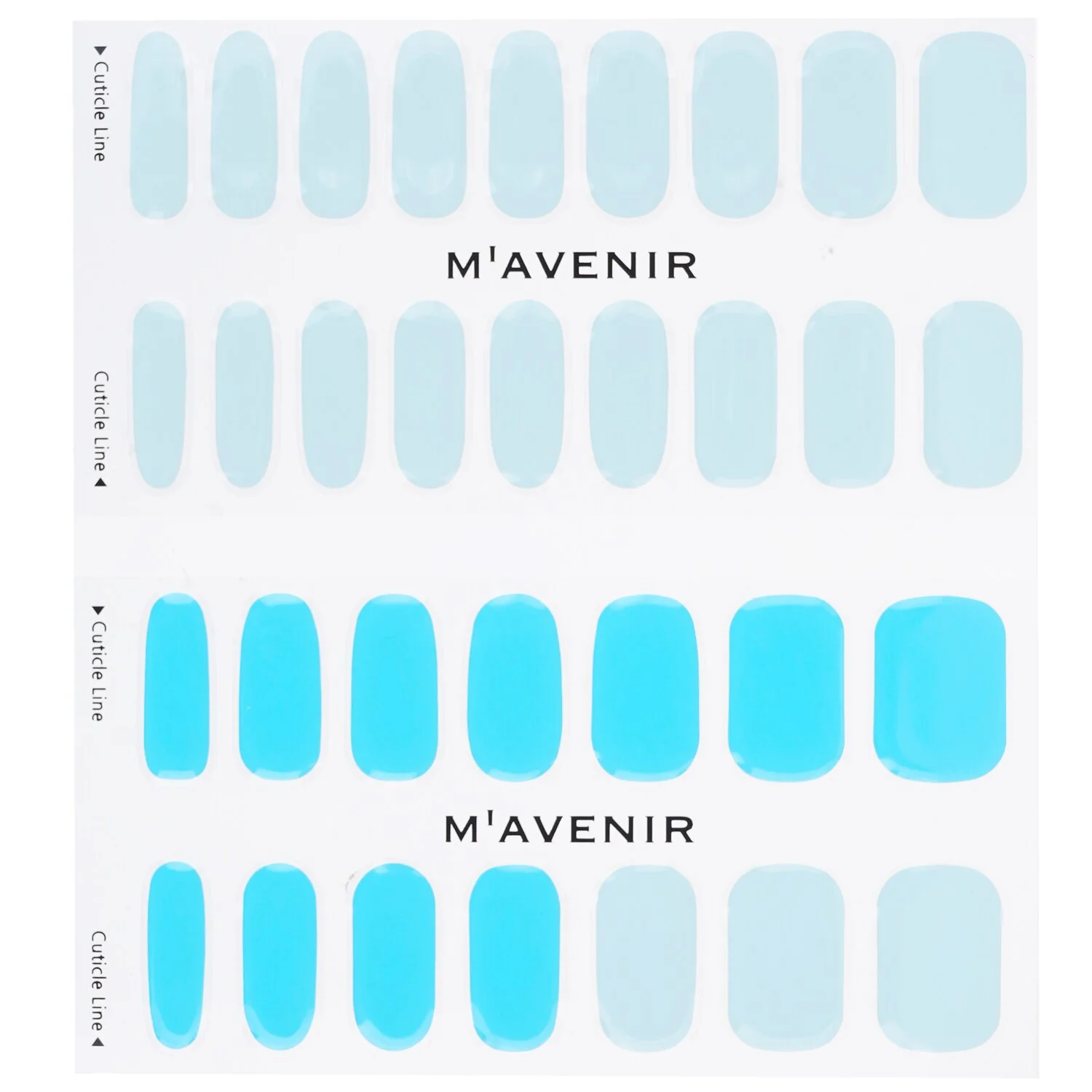 Mavenir Nail Sticker (Blue) - # Swimming Pool Nail  32pcs - Olabens