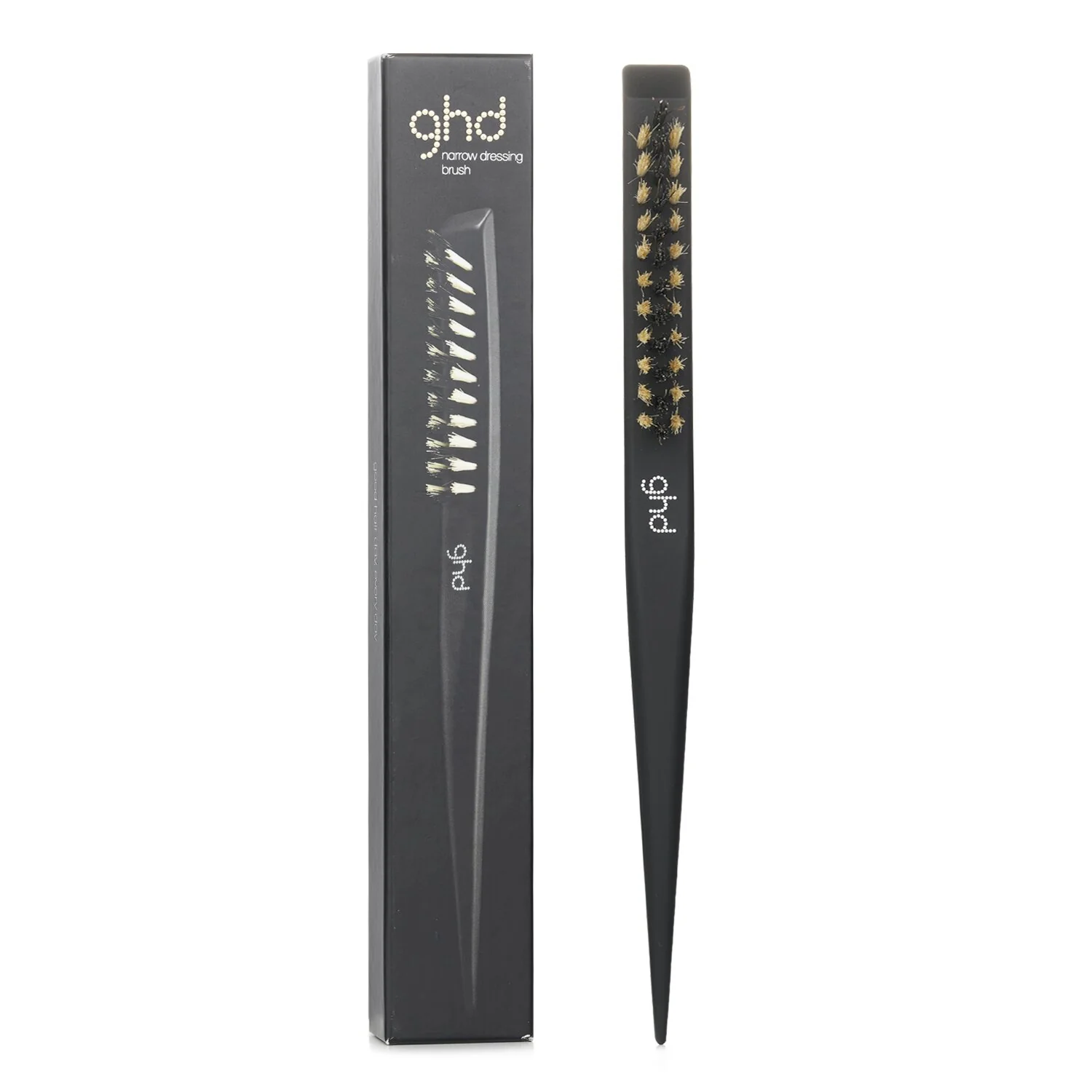 GHD Narrow Dressing Brush Hair Brushes - # Black  1pc - Olabens