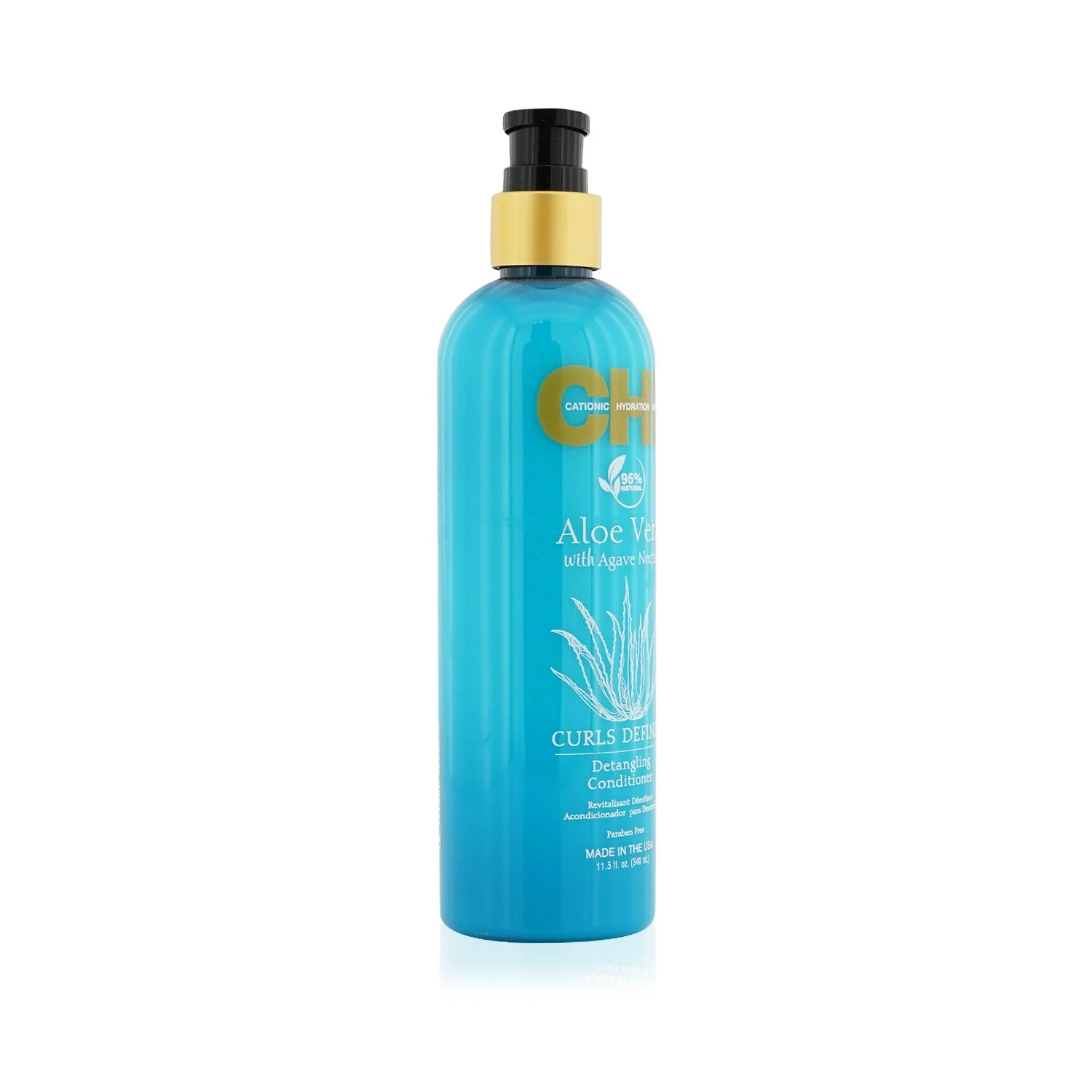 CHI Aloe Vera with Agave Nectar Curls Defined Detangling Conditioner  340ml/11.5oz - Olabens