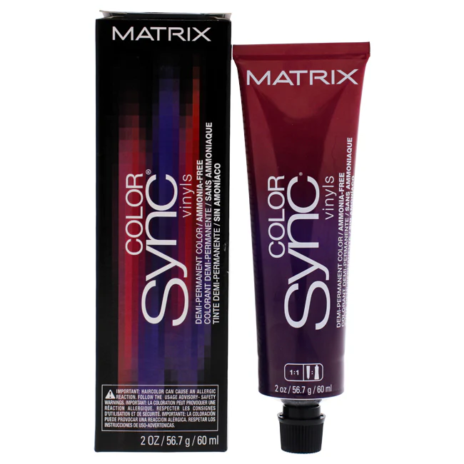 Matrix Color Sync Vinyl - Rose Copper by Matrix for Unisex - 2 oz Hair Color - Olabens