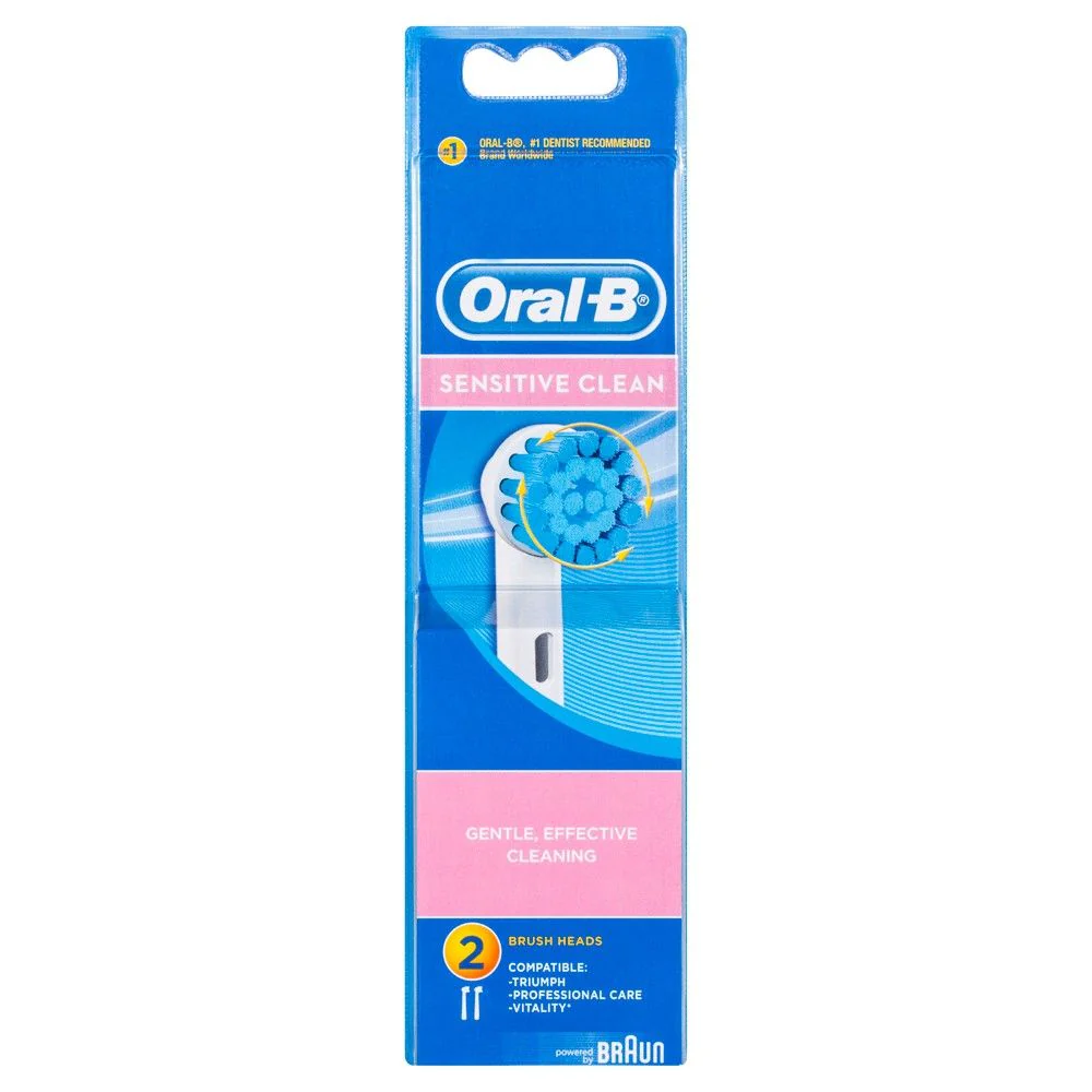 Oral B Power Brush Refill Sensitive 2 Pack - Olabens
