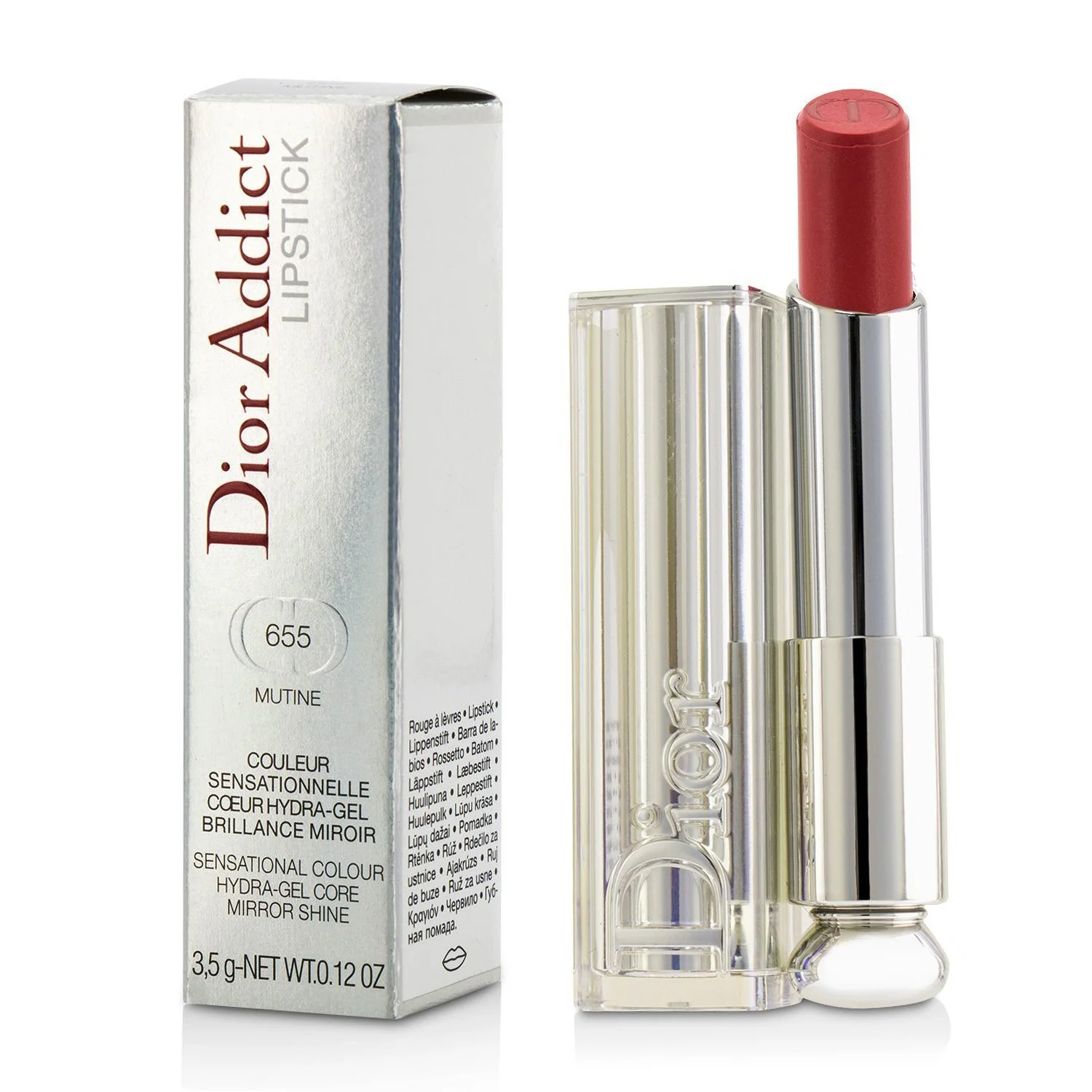 Christian Dior Dior Addict Hydra Gel Core Mirror Shine Lipstick - #655 Mutine  3.5g/0.12oz - Olabens