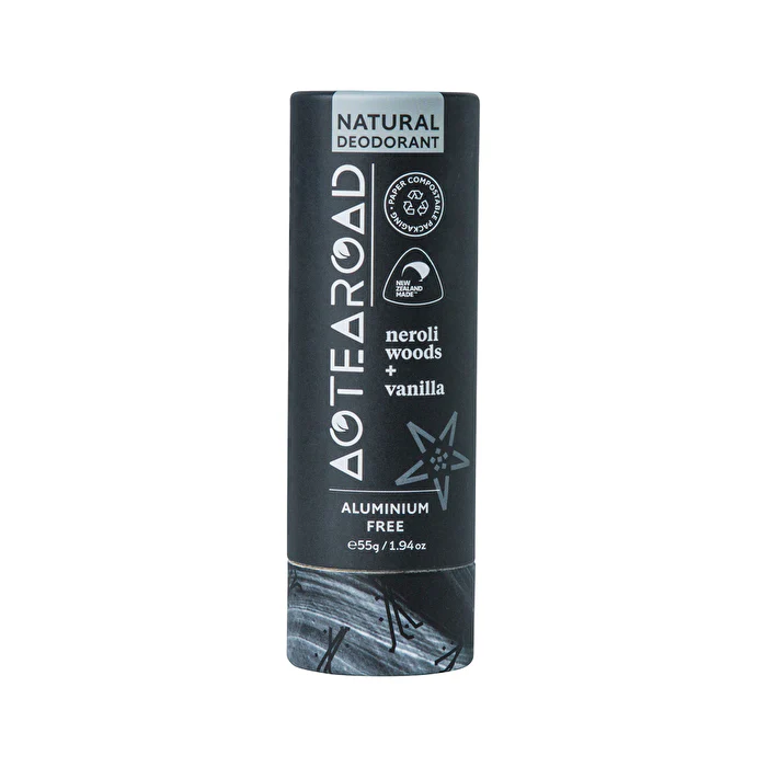 Aotearoad Natural Deodorant Stick Neroli Woods + Vanilla 55g - Olabens