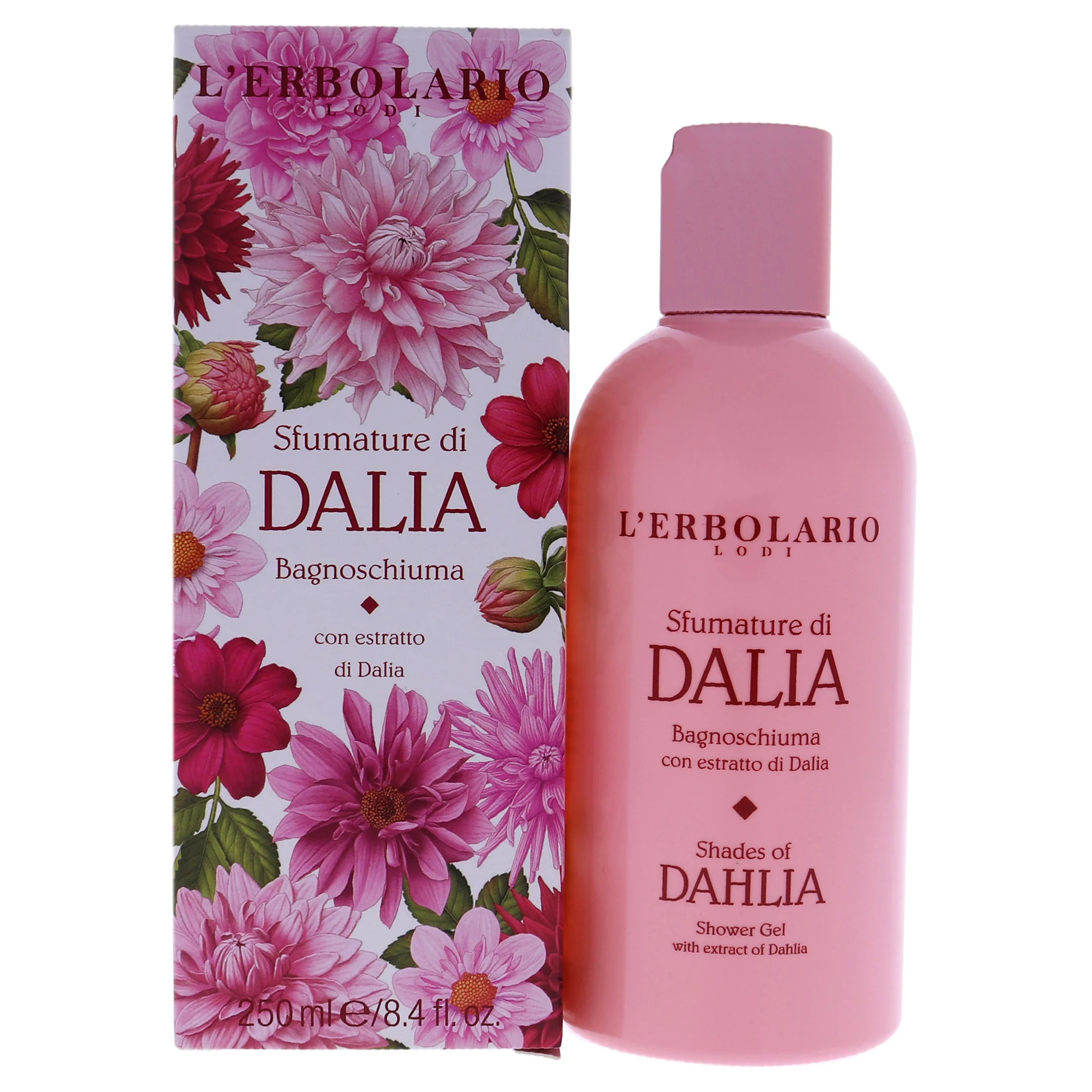 Shades of Dahlia Shower Gel by LErbolario for Unisex - 8.4 oz Shower Gel - Olabens