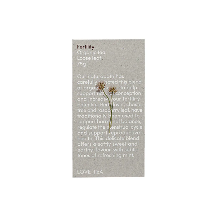 Love Tea Organic Fertility Tea Loose Leaf 75g - Olabens