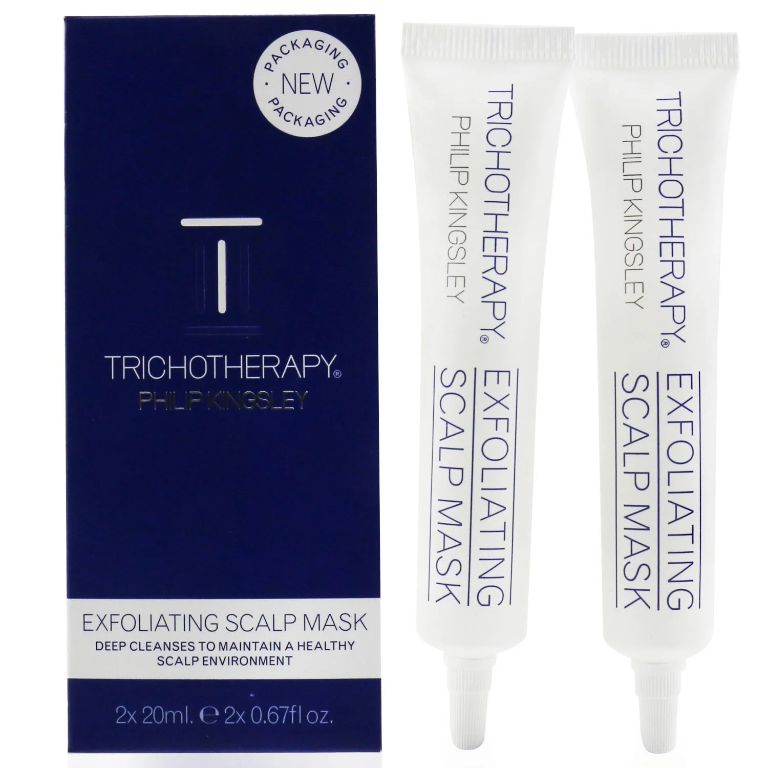 Philip Kingsley Trichotherapy Exfoliating Scalp Mask  2x20ml/0.67oz - Olabens
