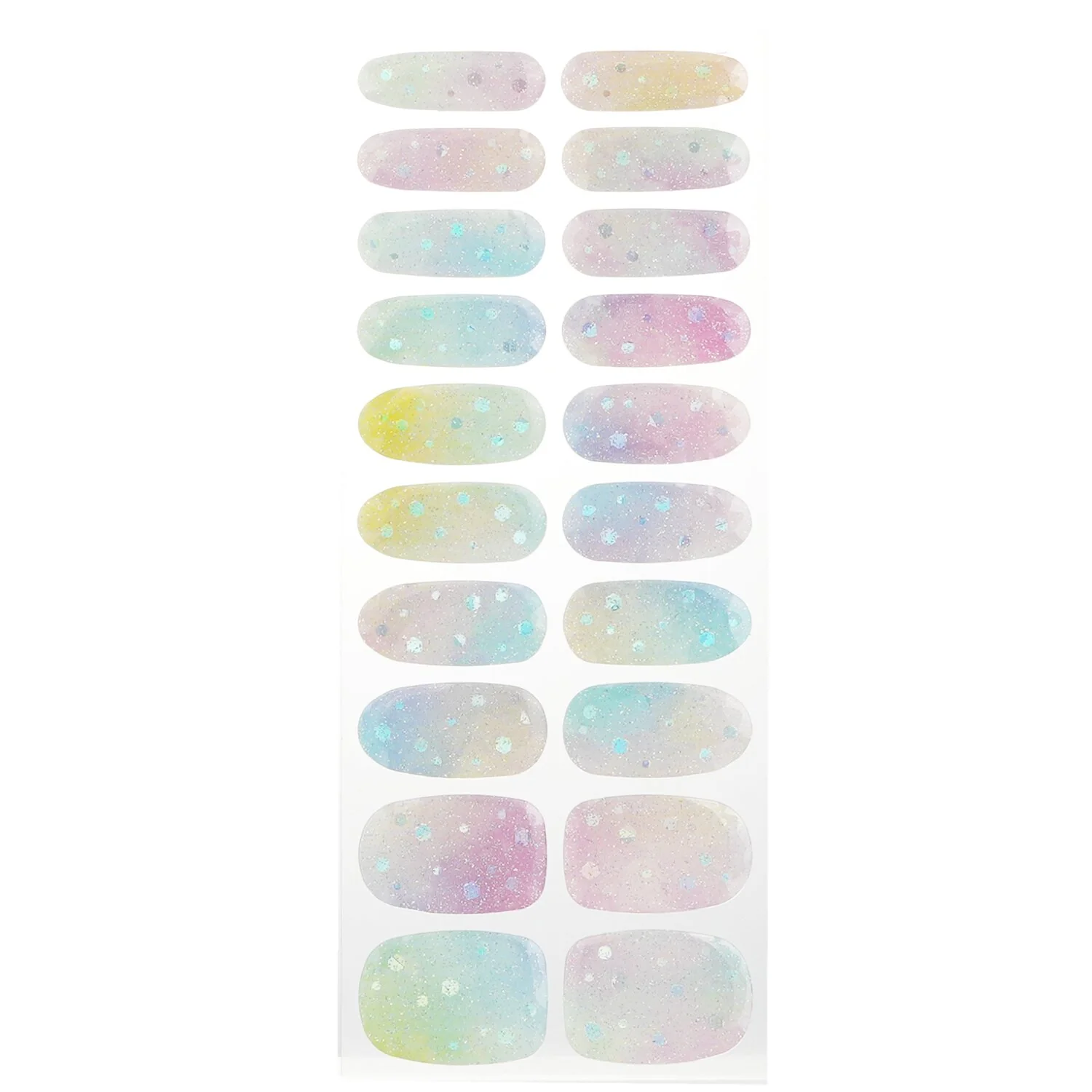 April Korea Nanaglow Nail Sticker - # GN05  20pcs - Olabens