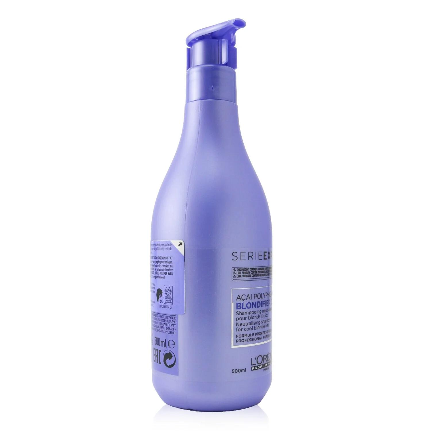 L'Oreal Professionnel Serie Expert - Blondifier Cool Acai Polyphenols Neutralising Shampoo (For Cool Blonde Hair)  500ml/16.9oz - Olabens