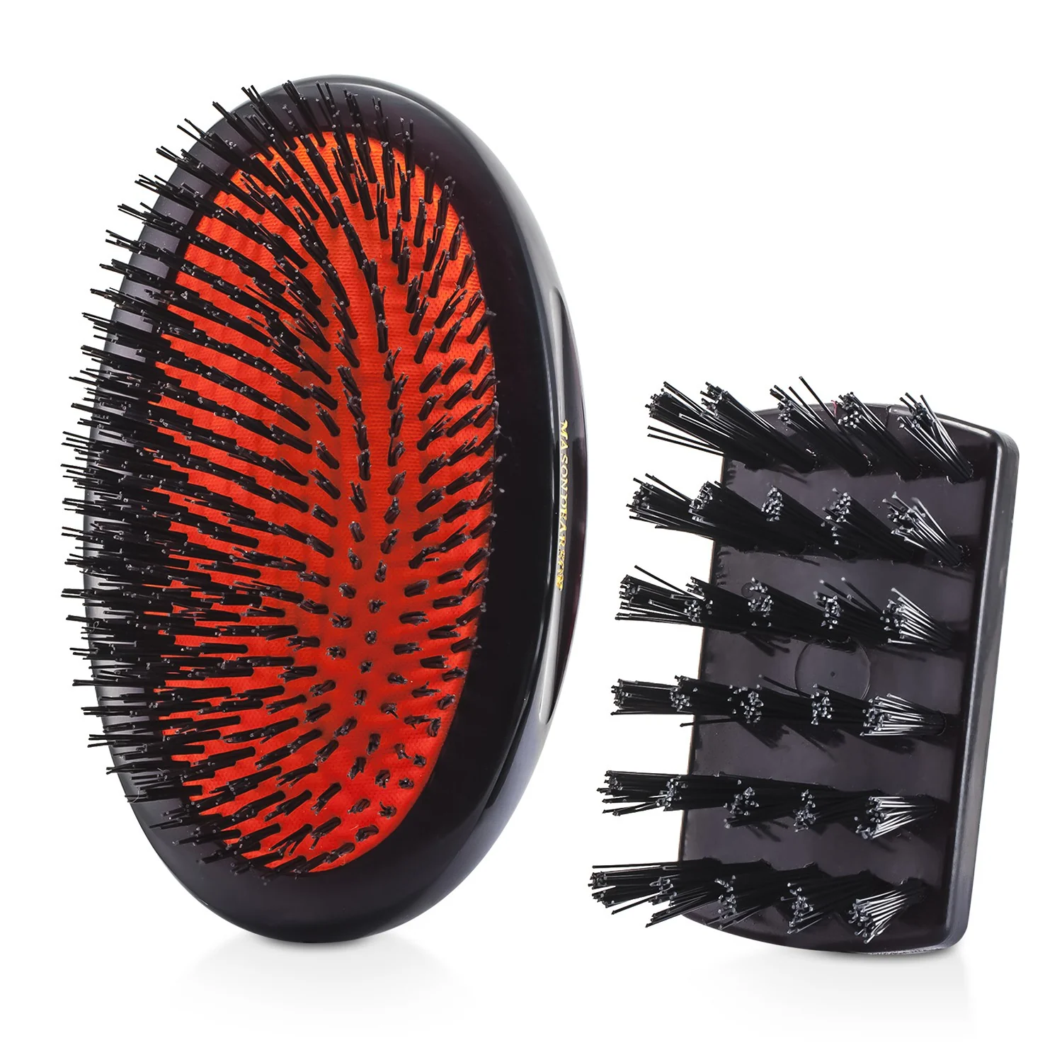 Mason Pearson Boar Bristle - Small Extra Military Pure Bristle Medium Size Hair Brush (Dark Ruby)  1pc - Olabens