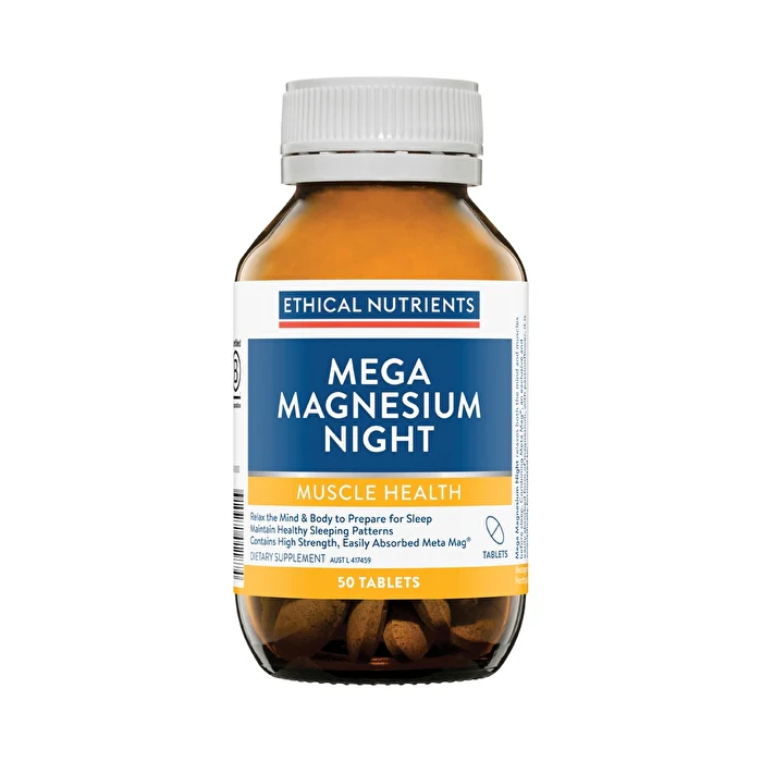 Metagenics Ethical Nutrients Mega Magnesium Night 50t - Olabens