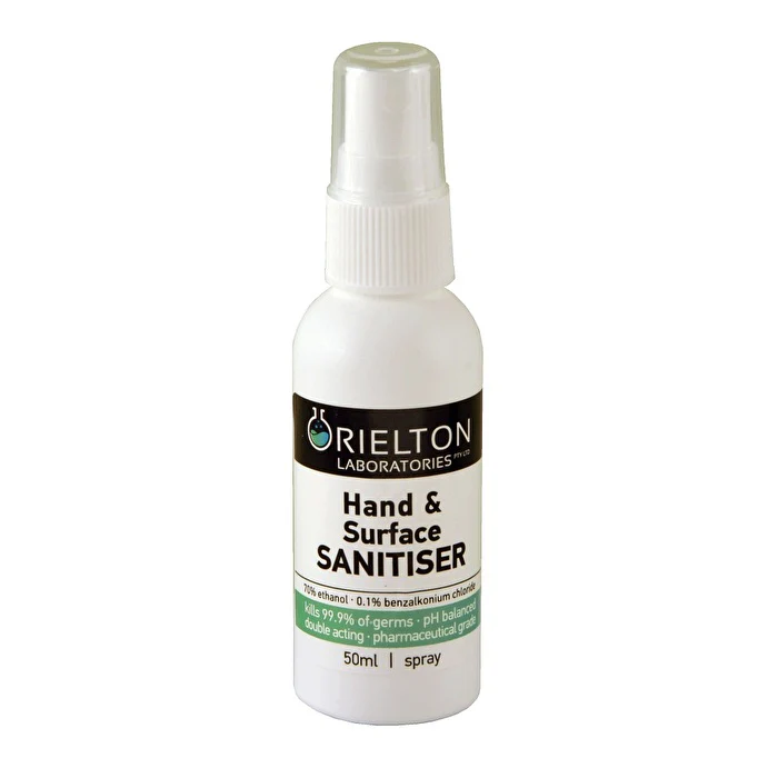 Orielton Laboratories Hand and Surface Sanitiser Spray (Pack of 3) 50ml - Olabens