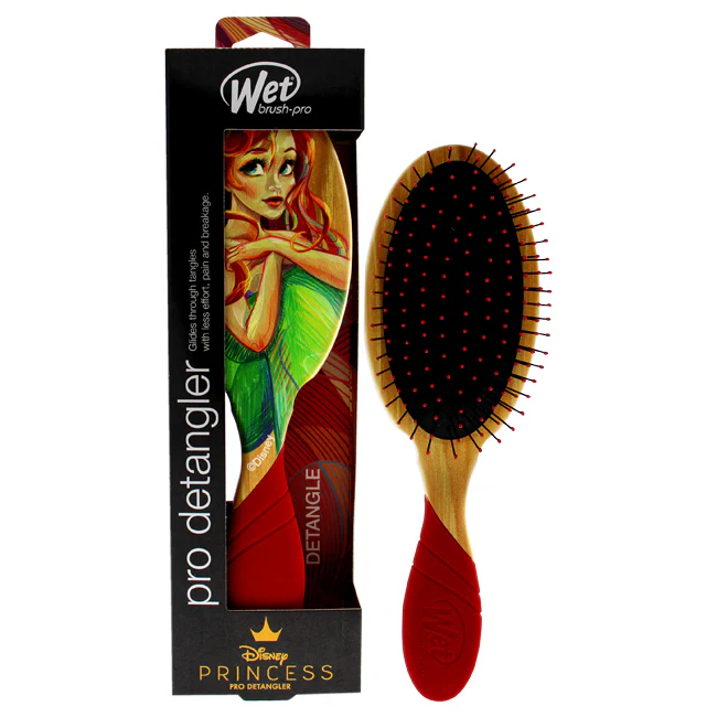 Wet Brush Pro Detangler Disney Stylized Princess Brush - Ariel by Wet Brush for Unisex - 1 Pc Hair Brush - Olabens
