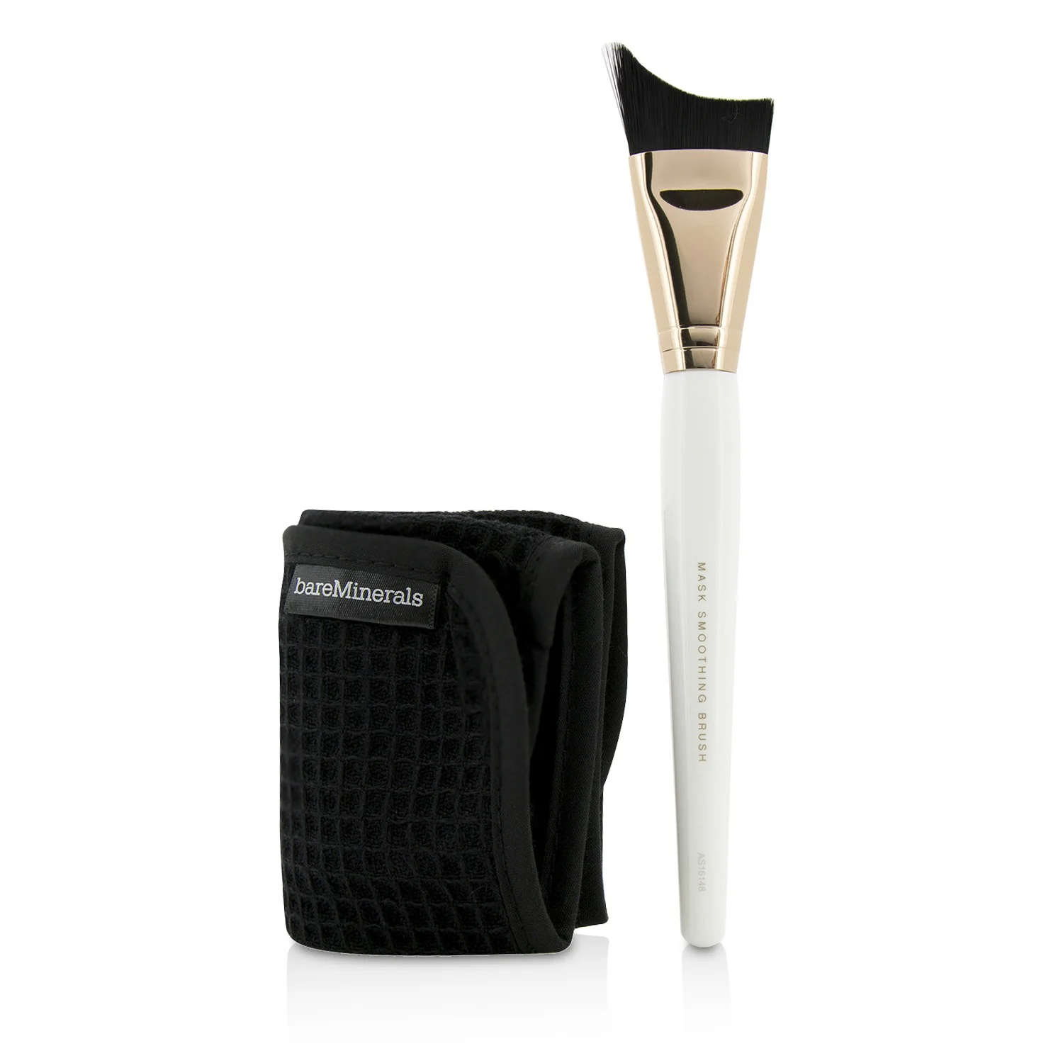 BareMinerals Mask Essentials - Smoothing Brush And Removal Cloth  2pcs - Olabens