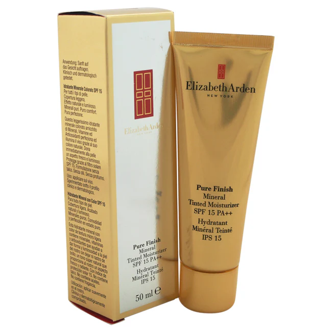 Elizabeth Arden Pure Finish Mineral Tinted Moisturizer SPF 15 - # 02 Light by Elizabeth Arden for Women - 1.7 oz Moisturizer - Olabens