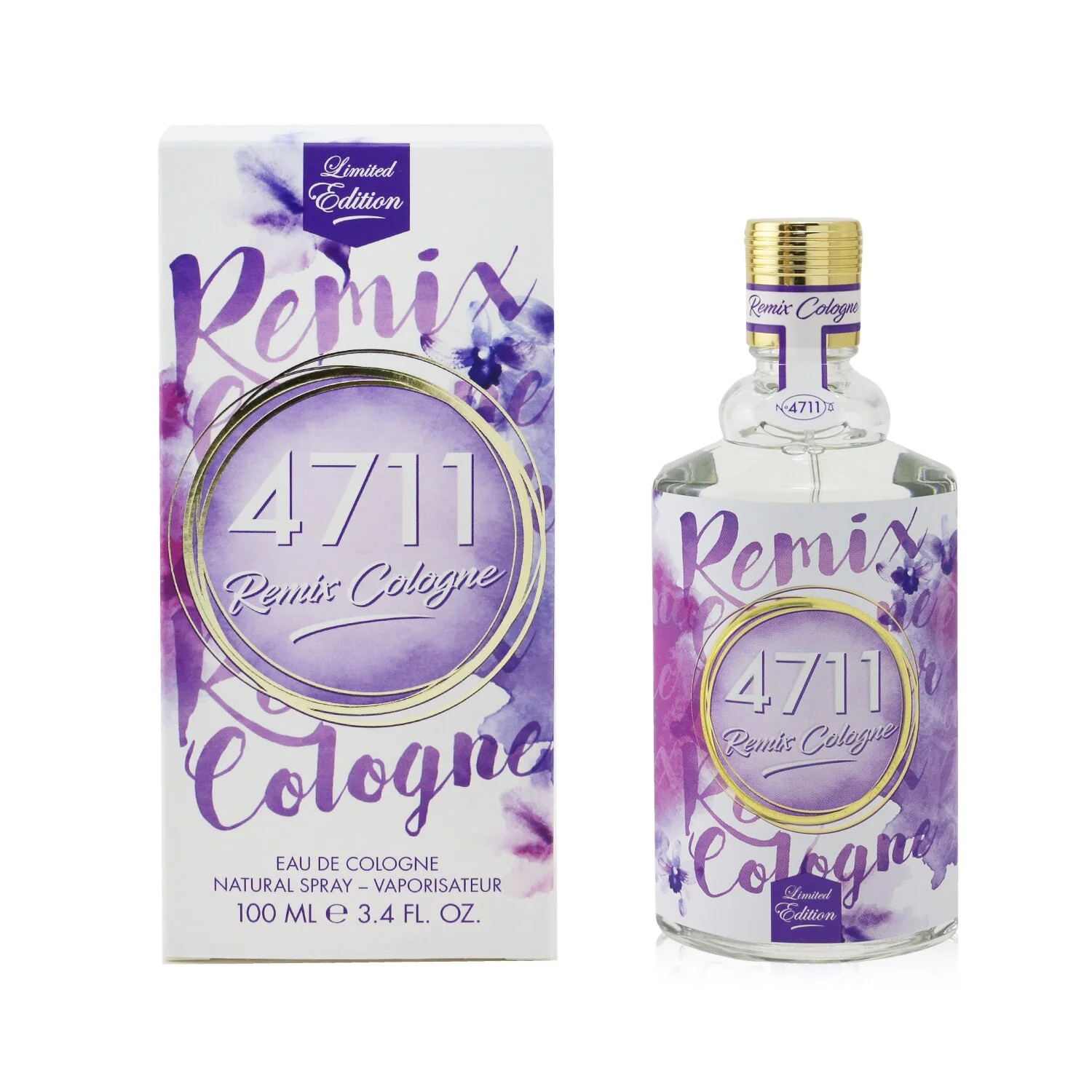 4711 Remix Cologne Lavender Eau De Cologne Spray  100ml/3.4oz - Olabens